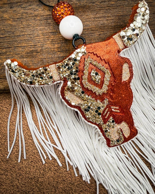 Maple Whip Bull Skull Car Freshie in White Pumpkin Maple Crunch – Accessories from Bronco Western Supply Co.