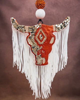 Maple Whip Bull Skull Car Freshie in White Pumpkin Maple Crunch – Accessories from Bronco Western Supply Co.