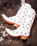 Marfa Black Star Leather Boots - Ice and Silver - Women's Shoes - Black Star - Bronco Western Supply Co.