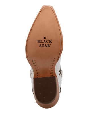 Marfa Black Star Leather Boots - Ice and Silver – Women's Shoes from Bronco Western Supply Co.