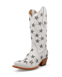 Marfa Black Star Leather Boots - Ice and Silver - Women's Shoes - Black Star - Bronco Western Supply Co.