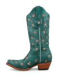 Marfa Black Star Leather Boots - Turquoise and Champagne - Women's Shoes - Black Star - Bronco Western Supply Co.