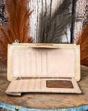 Marlowe Tooled Wristlet Wallet in Khaki by Wrangler - Purses & Wallets - Montana West - Bronco Western Supply Co.