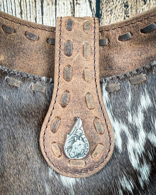 Maverick Mist Hairon Leather Bag by Myra Bag – Purses & Wallets from Bronco Western Supply Co.