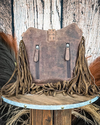 Maverick Mist Hairon Leather Bag by Myra Bag – Purses & Wallets from Bronco Western Supply Co.