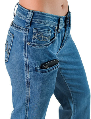 Medium Breathe Trouser Jeans by Cowgirl Tuff – Apparel from Bronco Western Supply Co.
