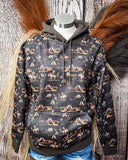 Men's Legendary Hooey Hoodie in Wren Brown with Comanche Pattern - Apparel - Hooey - Bronco Western Supply Co.