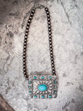 Mercy Western Concho Pendant Fashion Choker Set - Jewelry - Blue Tortoise - Bronco Western Supply Co.