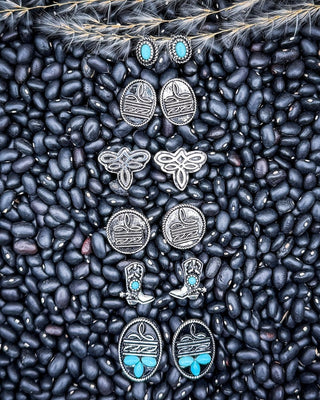 Mesa Boot Stitch Multi Stud Earring Set – Jewelry from Bronco Western Supply Co.