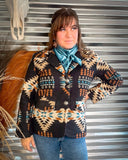 Mesa Mirage Southwestern Print Blazer - Apparel - Lucky & Blessed - Bronco Western Supply Co.