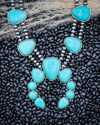 Mesa Vale Squash Blossom Statement Necklace – Jewelry from Bronco Western Supply Co.