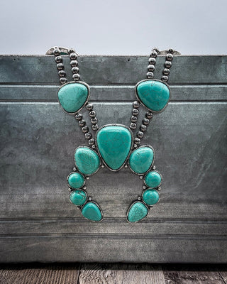 Mesa Vale Squash Blossom Statement Necklace – Jewelry from Bronco Western Supply Co.