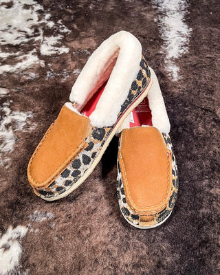Mia Twisted X Slip - On Loafer - Tan & Cheetah – Women's Shoes from Bronco Western Supply Co.