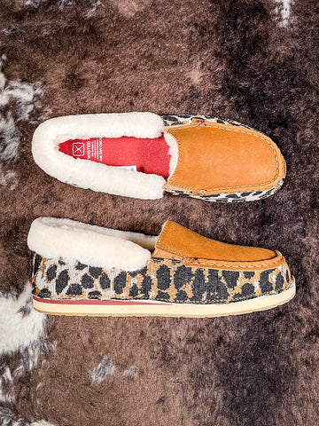 Mia Twisted X Slip - On Loafer - Tan & Cheetah - Women's Shoes - Twisted X - Bronco Western Supply Co.