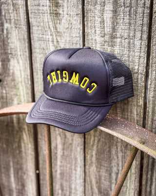 Midnight Cowgirl Embroidered Trucker Cap – Accessories from Bronco Western Supply Co.