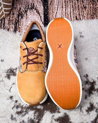 Mira Twisted X Feather X Slip - On Shoe - Beeswax and Aztec Multi – Women's Shoes from Bronco Western Supply Co.