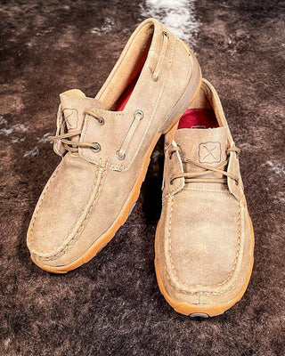Mirin Twisted X Boat Shoe Driving Moc - Bomber – Women's Shoes from Bronco Western Supply Co.