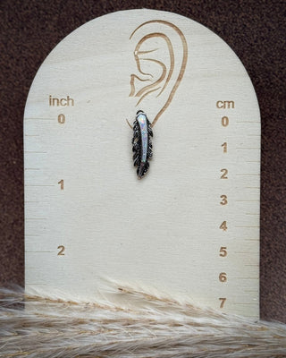 Moonlit Feather Stud Fashion Earrings – Jewelry from Bronco Western Supply Co.