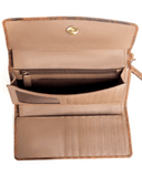 Myra Bag - Angelstone Wallet in Brown and White - Purses & Wallets - Myra Bag - Bronco Western Supply Co.
