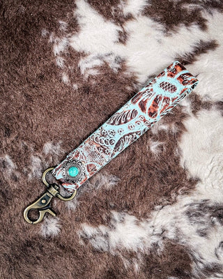 Myra Bag - Aqua Marine Key Fob – Accessories from Bronco Western Supply Co.