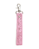 Myra Bag - Blooming Meadows Key Fob in Pink - Accessories - Myra Bag - Bronco Western Supply Co.