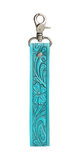 Myra Bag - Blooming Meadows Key Fob in Turquoise - Accessories - Myra Bag - Bronco Western Supply Co.