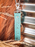 Myra Bag - Blooming Meadows Key Fob in Turquoise - Accessories - Myra Bag - Bronco Western Supply Co.