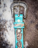 Myra Bag - Canyon Shadow Hand Tooled Belt - Apparel - Myra Bag - Bronco Western Supply Co.