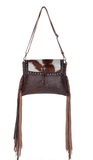 Myra Bag - Carved Blossoms Leather & Hairon Bag - Purses & Wallets - Myra Bag - Bronco Western Supply Co.