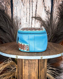 Myra Bag - Chesterock Canyon Make Up Bag in Blue - Gift Items - Myra Bag - Bronco Western Supply Co.
