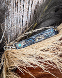 Myra Bag - Cheyenne Bloom Hand - Tooled Key Fob - Accessories - Myra Bag - Bronco Western Supply Co.