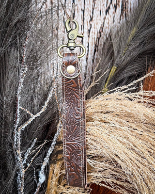 Myra Bag - Classic Country Hand - Tooled Key Fob – Accessories from Bronco Western Supply Co.