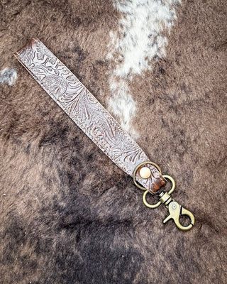 Myra Bag - Classic Country Hand - Tooled Key Fob – Accessories from Bronco Western Supply Co.