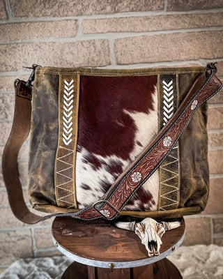 Myra Bag - Cornell Rose Hair On Leather Bag – Purses & Wallets from Bronco Western Supply Co.