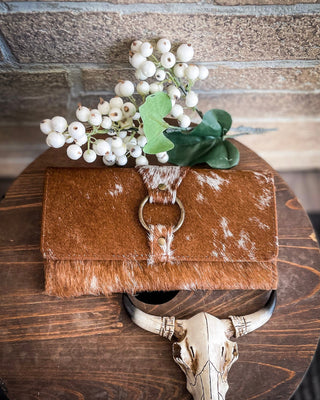 Myra Bag - Crocheted Hairon Wallet – Purses & Wallets from Bronco Western Supply Co.