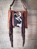 Myra Bag - Cynosure Leather & Hair on Hide Crossbody Bag - Western Purse - Bronco Western Supply Co.