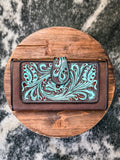 Myra Bag - Danohue Peak Wallet in Turquoise - Purses & Wallets - Myra Bag - Bronco Western Supply Co.