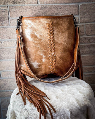 Myra Bag - Edgy Hair on Hide Crossbody Bag - Purses & Wallets - Myra Bag - Bronco Western Supply Co.