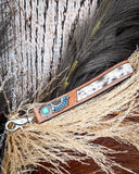Myra Bag - Far & Wide Hand - Tooled Key Fob - Accessories - Myra Bag - Bronco Western Supply Co.