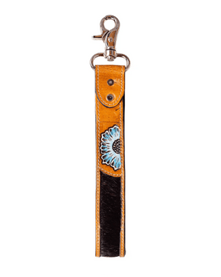 Myra Bag - Far & Wide Hand - Tooled Key Fob – Accessories from Bronco Western Supply Co.