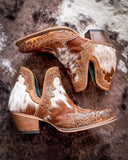 Myra Bag - Frisco Falls Hand - Tooled Booties - Women's Shoes - Myra Bag - Bronco Western Supply Co.