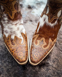 Myra Bag - Frisco Falls Hand - Tooled Booties - Women's Shoes - Myra Bag - Bronco Western Supply Co.