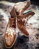 Myra Bag - Frisco Falls Hand - Tooled Booties - Women's Shoes - Myra Bag - Bronco Western Supply Co.
