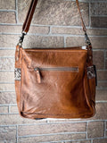 Myra Bag - Genetic Hand Tooled Hair on Hide Crossbody Bag - Bronco Western Supply Co.