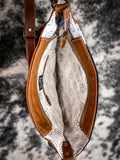 Myra Bag - Genetic Hand Tooled Hair on Hide Crossbody Bag - Bronco Western Supply Co.