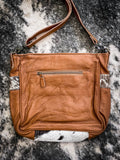 Myra Bag - Genetic Hand Tooled Hair on Hide Crossbody Bag - Bronco Western Supply Co.