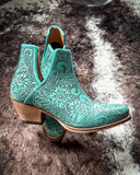 Myra Bag - High Mesa Booties in Turquoise - Women's Shoes - Myra Bag - Bronco Western Supply Co.