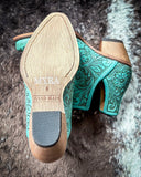 Myra Bag - High Mesa Booties in Turquoise - Women's Shoes - Myra Bag - Bronco Western Supply Co.