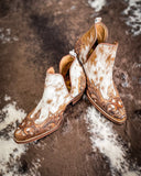 Myra Bag - Horse Jane Hand - Tooled & Hair On Bootie - Women's Shoes - Myra Bag - Bronco Western Supply Co.