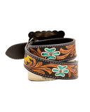 Myra Bag - Klepto Hand Tooled Concho Belt - Apparel - Myra Bag - Bronco Western Supply Co.